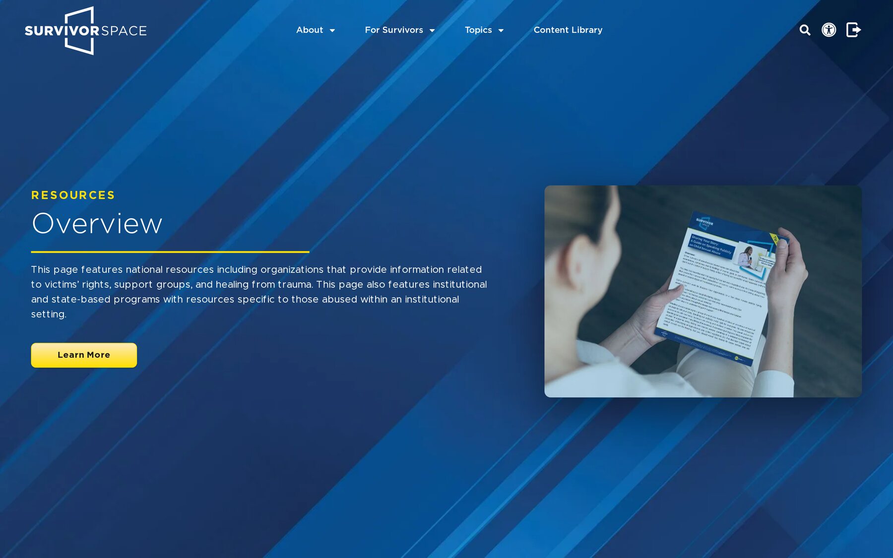 Resources — national, institutional, and state-based support in plain language.